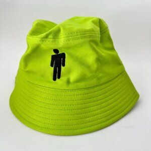 Green Bucket Hat With Black Icon Logo Hat from Billie Eilish collection One Size